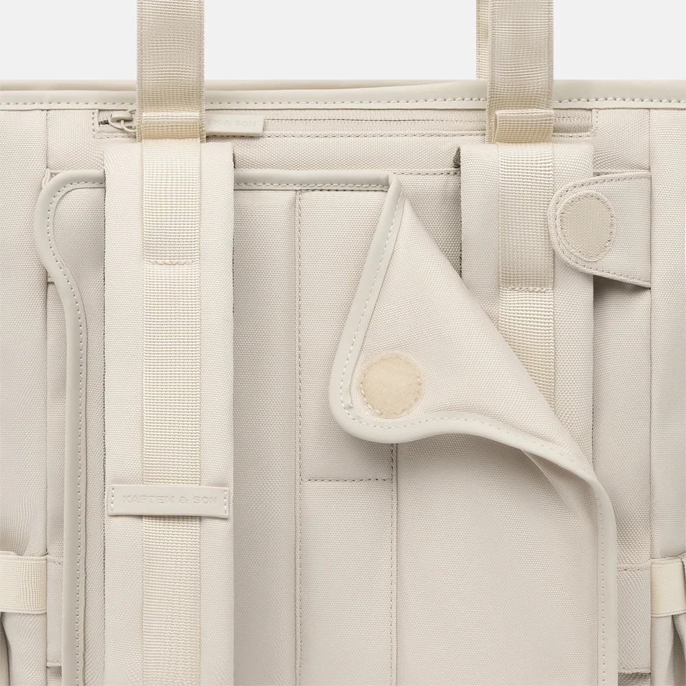 Kapten & Son Lindby Pro laptoprugzak sandstone bij Duifhuizen