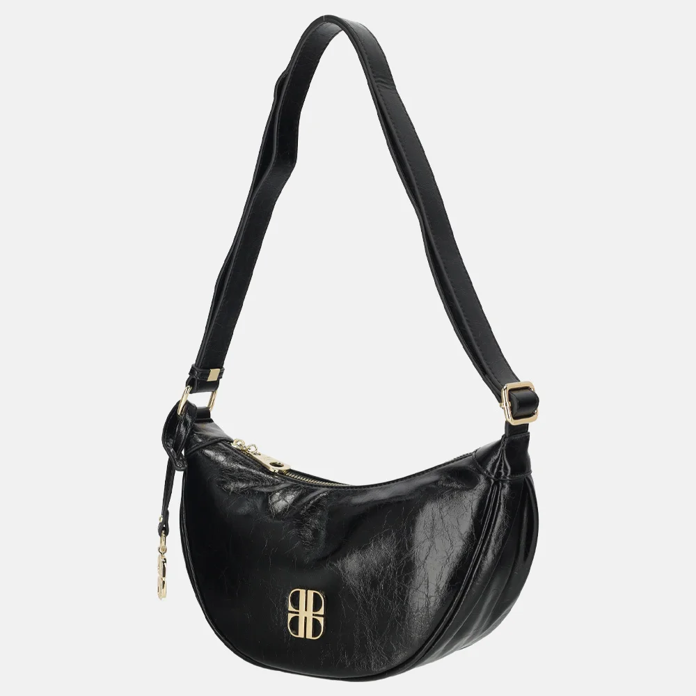 Laurent David crossbody tas lak S black bij Duifhuizen