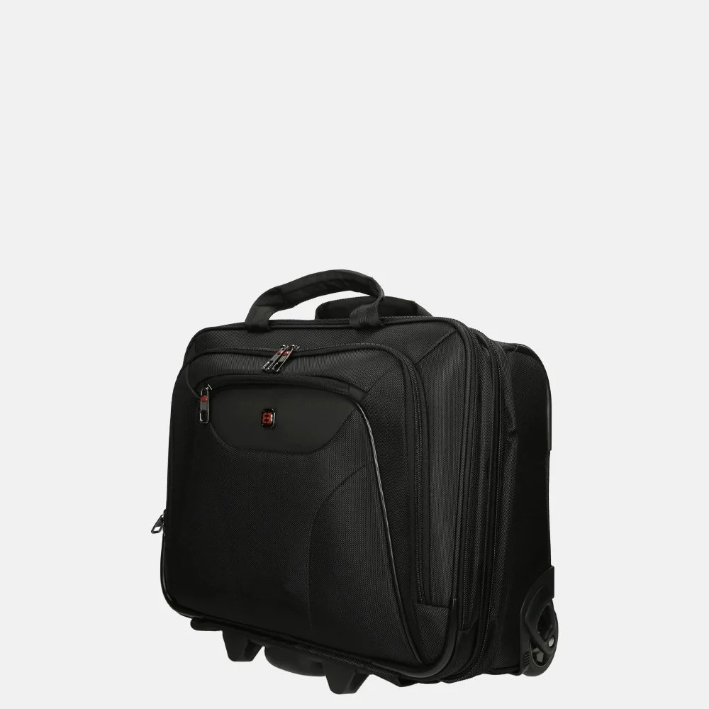 Enrico Benetti Frankfurt business trolley 17 inch zwart bij Duifhuizen