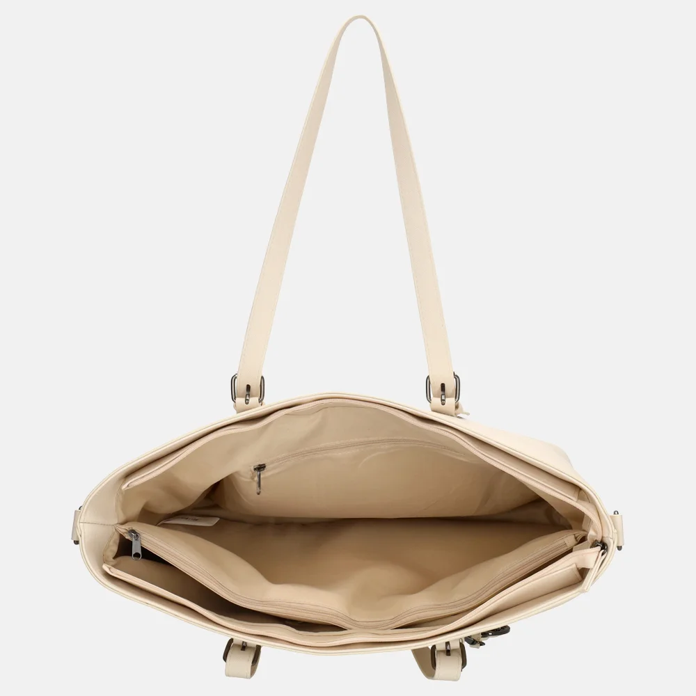 Charm London shopper L creme bij Duifhuizen