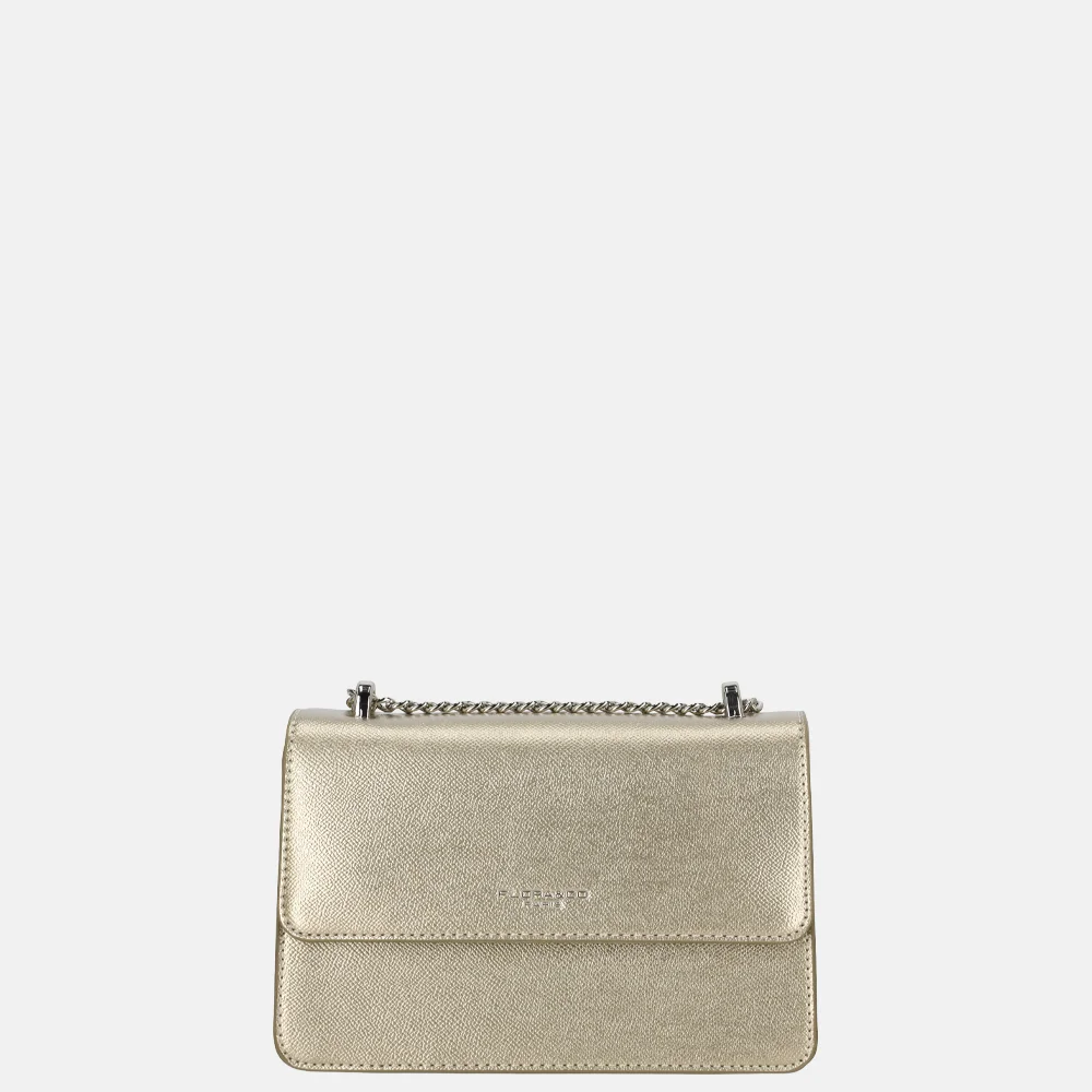 Flora & Co schoudertas gold bij Duifhuizen