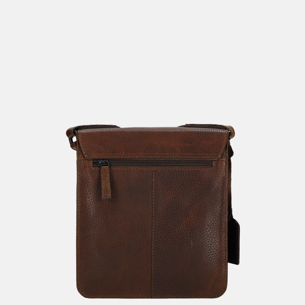 Pylos Sarda crossbody tas brandy bij Duifhuizen