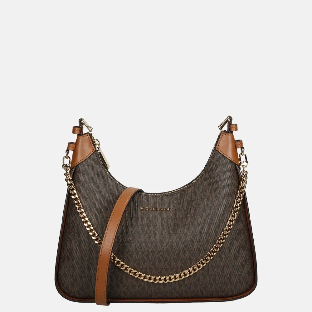 Michael Kors Wilma schoudertas M brown/acorn bij Duifhuizen