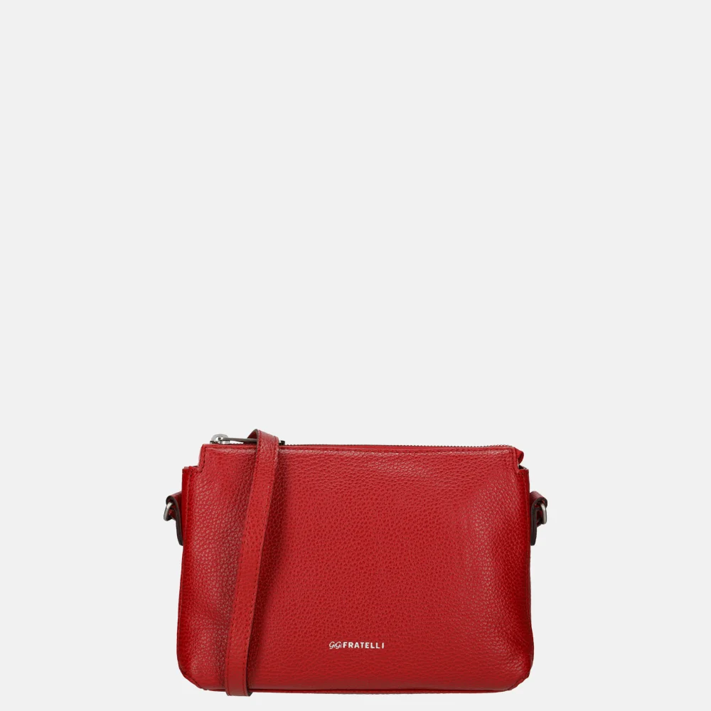 Gigi Fratelli Romance crossbody tas red bij Duifhuizen
