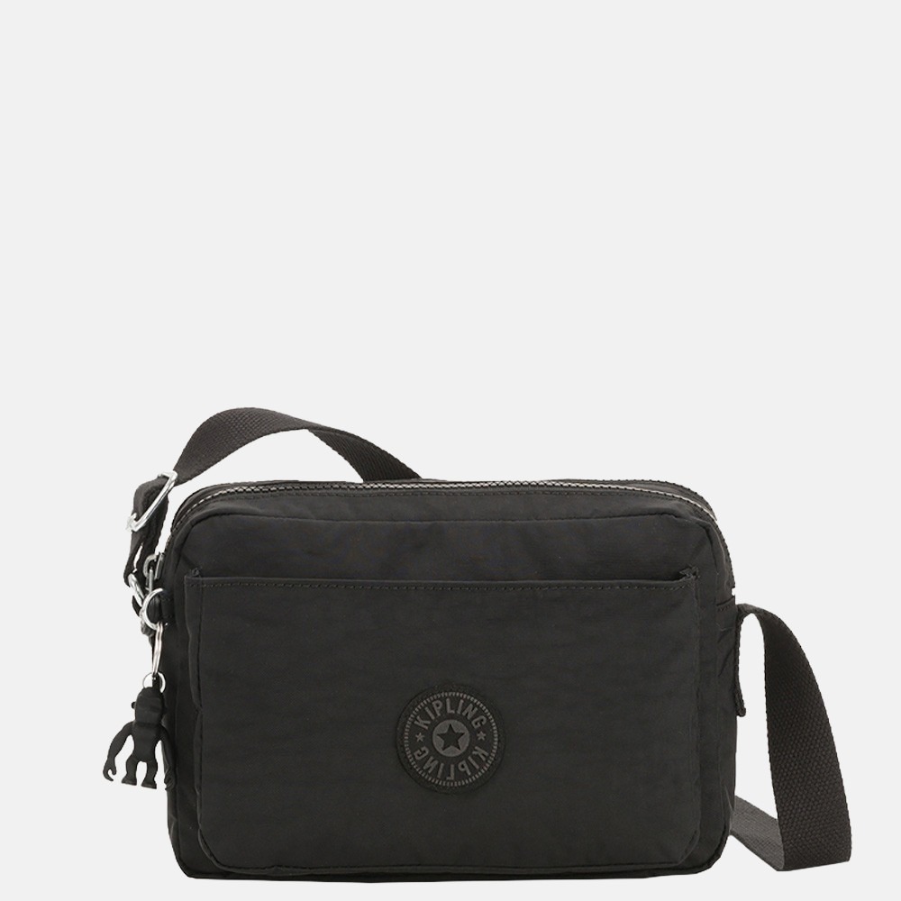 Kipling Abanu schoudertas M black bij Duifhuizen