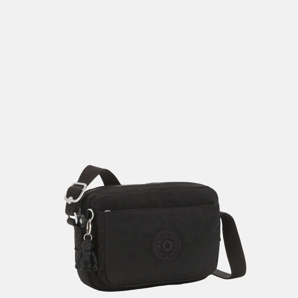 Kipling Abanu crossbody tas black noir  bij Duifhuizen