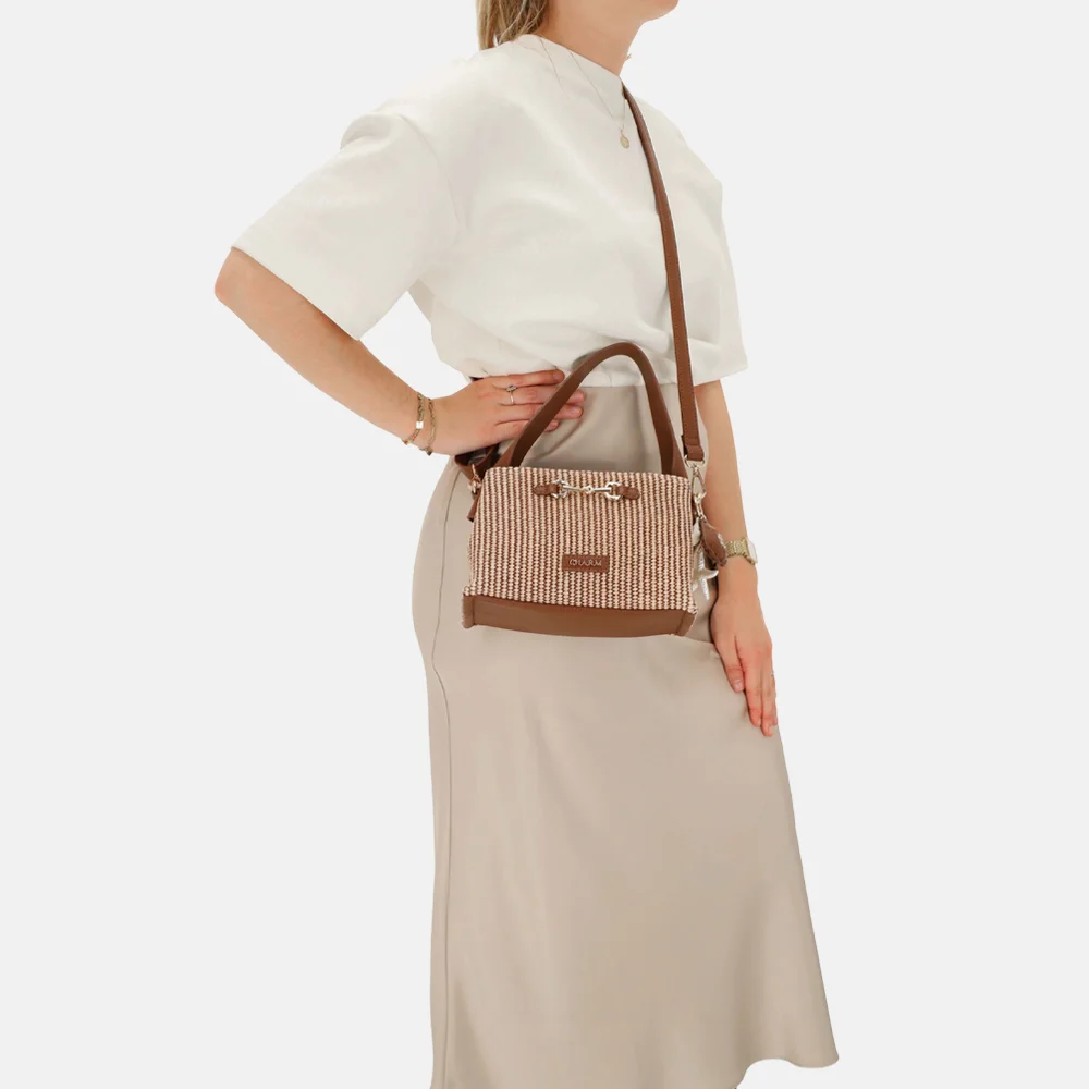 Charm London Santorini handtas S bruin bij Duifhuizen