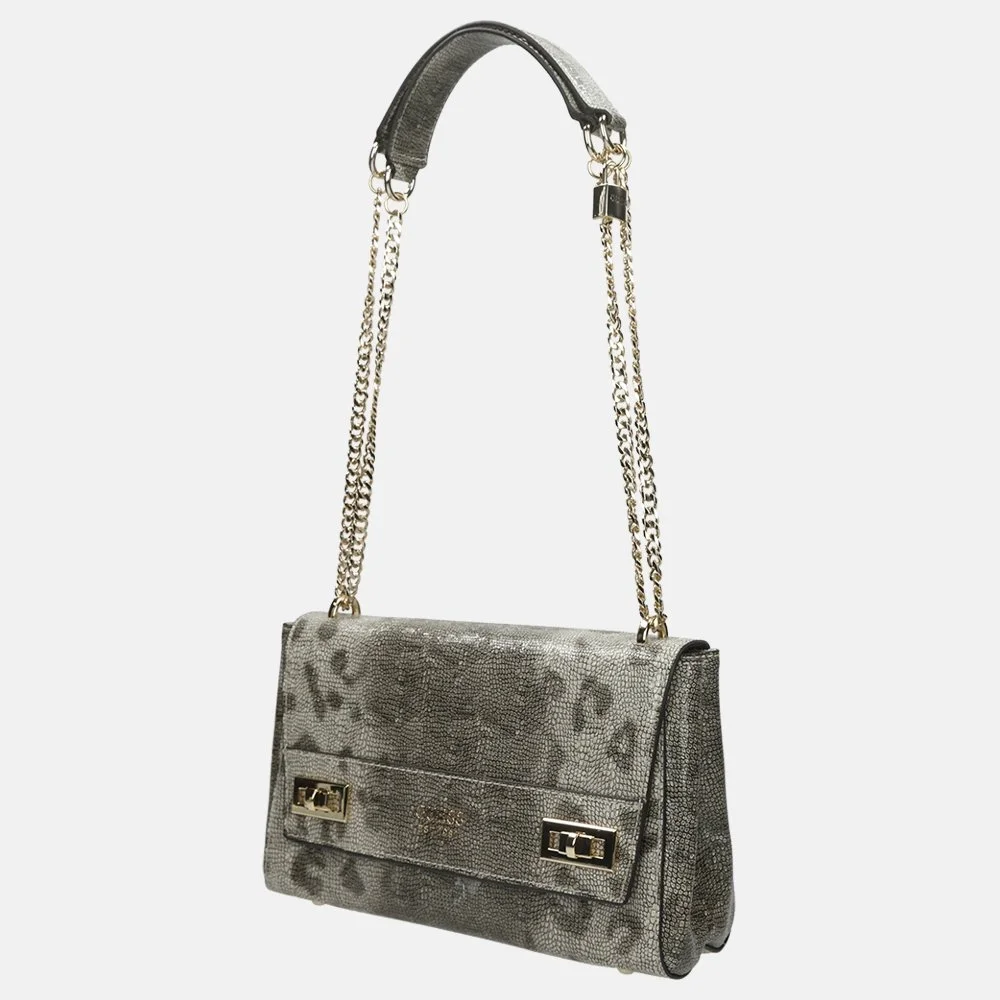 Guess Katey crossbody tas charcoal bij Duifhuizen