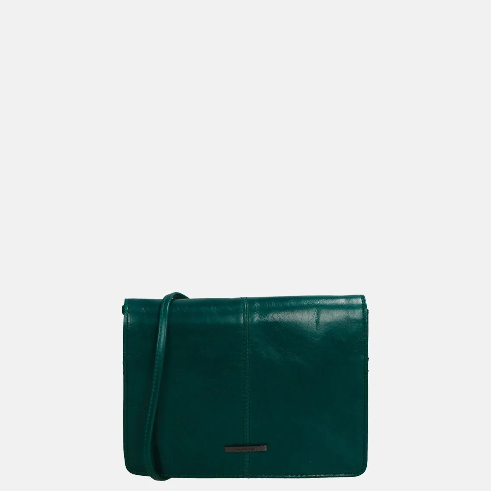 Claudio Ferrici Pelle Vecchia crossbody tas teal