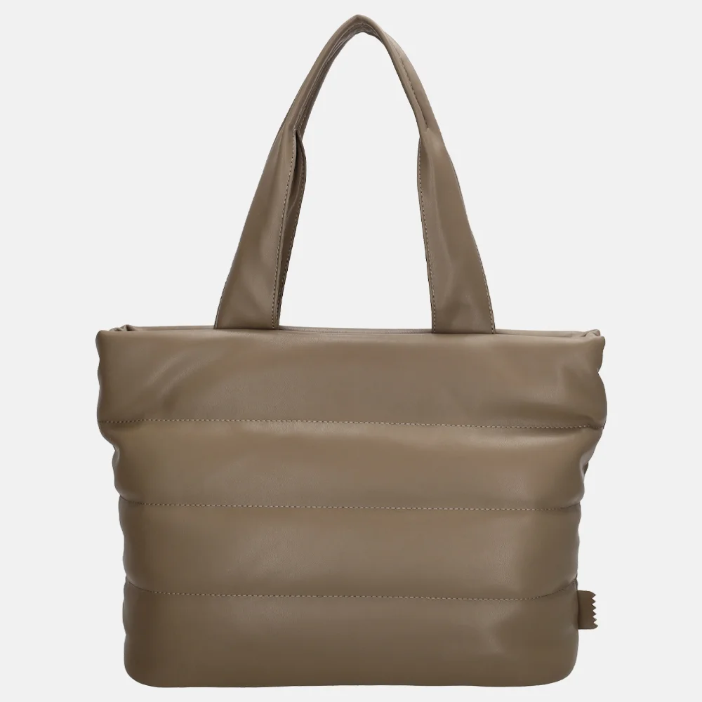 Zebra Trends Evie shopper taupe bij Duifhuizen