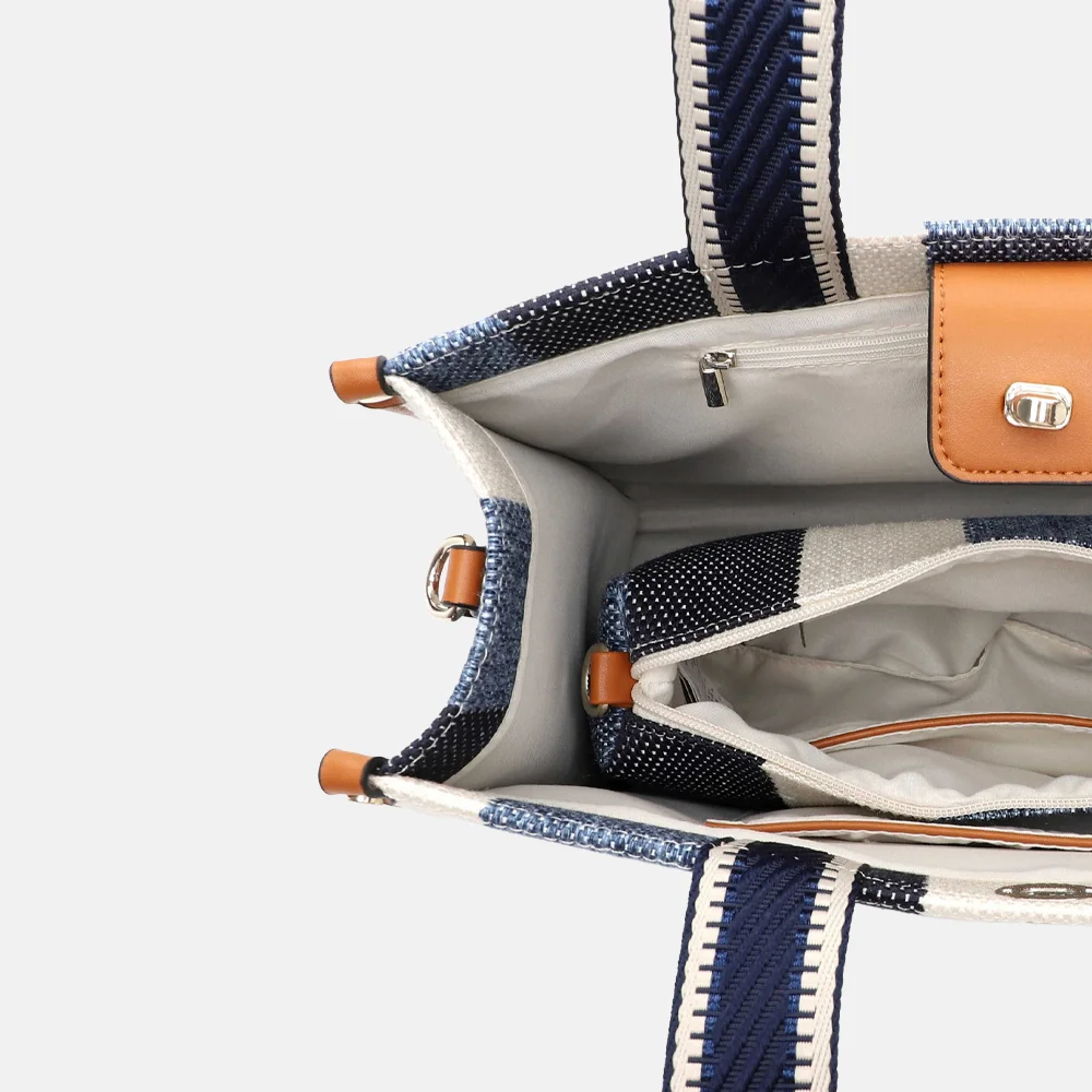 Emily & Noah Jasmin handtas L blauw bij Duifhuizen