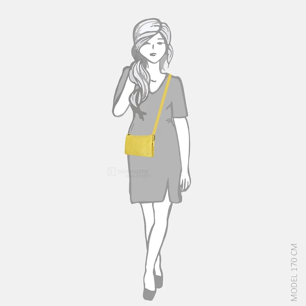 Bear Design crossbody tas yellow bij Duifhuizen