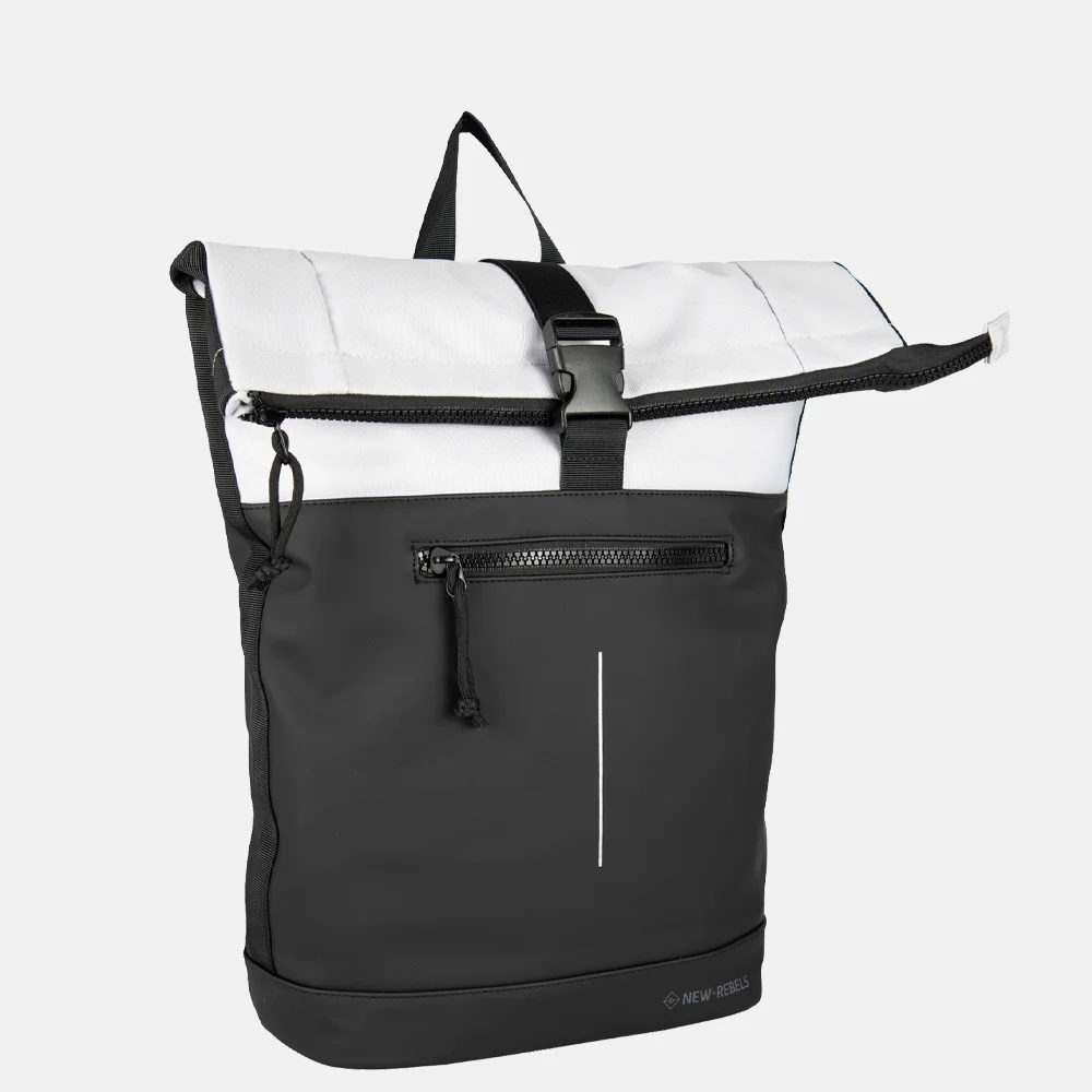 New Rebels Backham laptoprugzak 15 inch L black bij Duifhuizen
