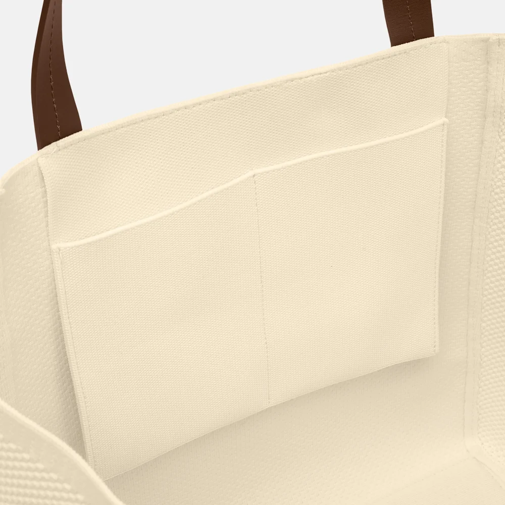 SUITSUIT Serenity Flyknit bag shopper wisper white bij Duifhuizen