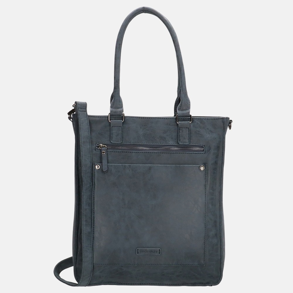 Enrico Benetti Bobbi shopper 14 inch blue bij Duifhuizen