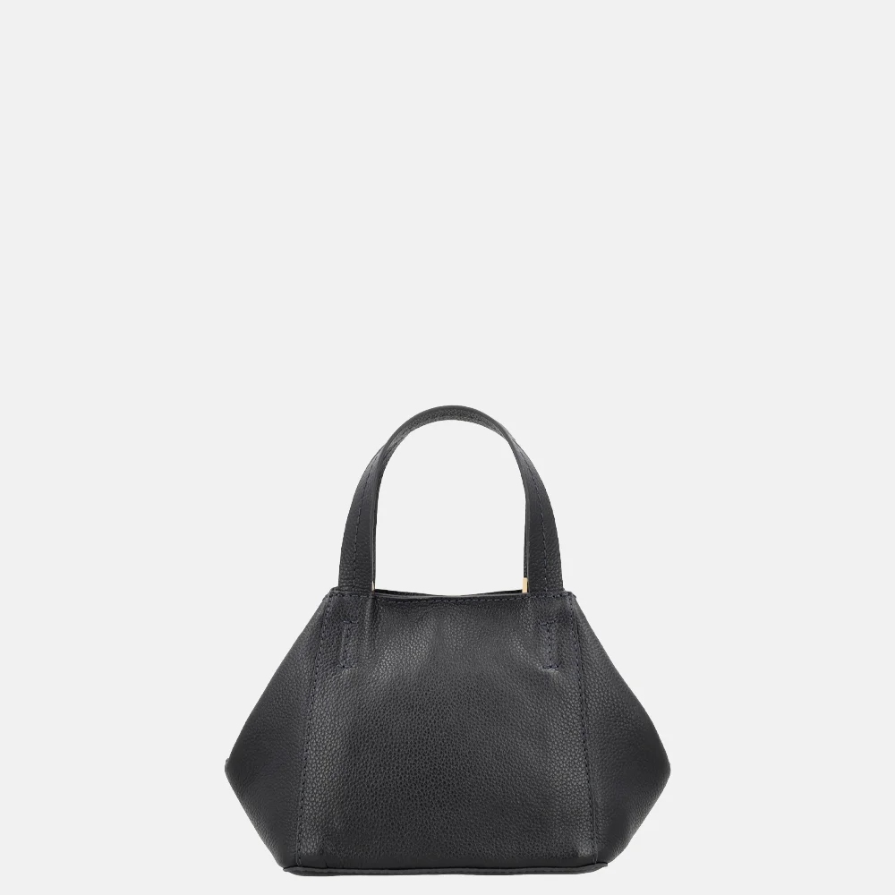 Loulou Essentiels Elodie handtas dark navy bij Duifhuizen