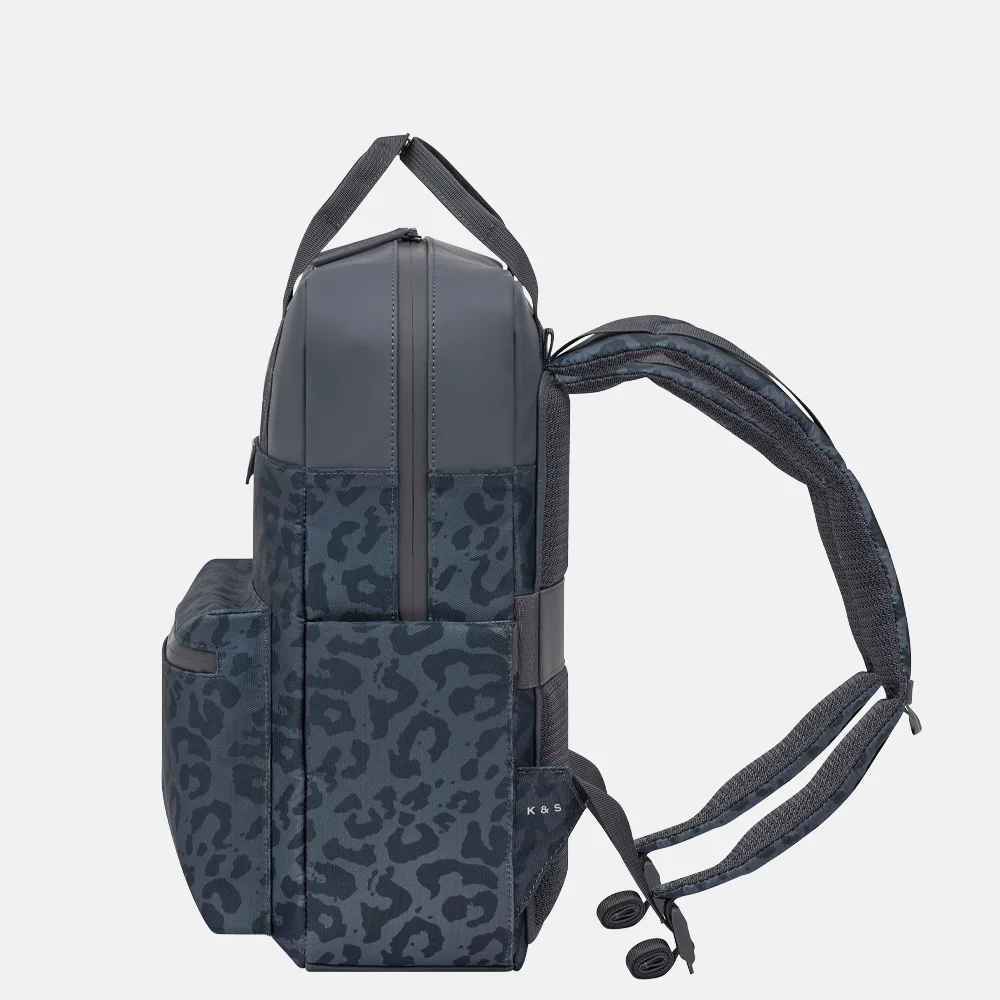 Kapten & Son Bergen Pro LEO laptoprugzak 15 inch dark grey bij Duifhuizen