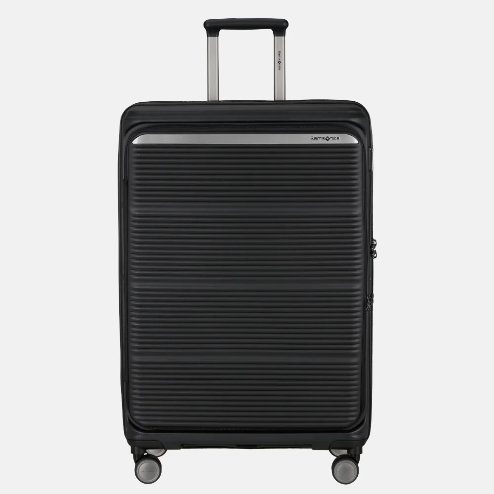 Samsonite Paralux HS Spinner reiskoffer expendable 75 cm black bij Duifhuizen