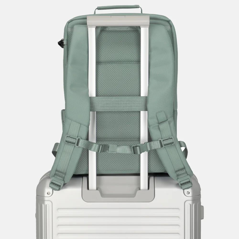 Travelite Workfloow laptoprugzak 15 inch M sage bij Duifhuizen