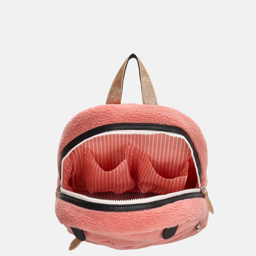 Zebra Trends Teddy dier kinderrugzak roze bij Duifhuizen