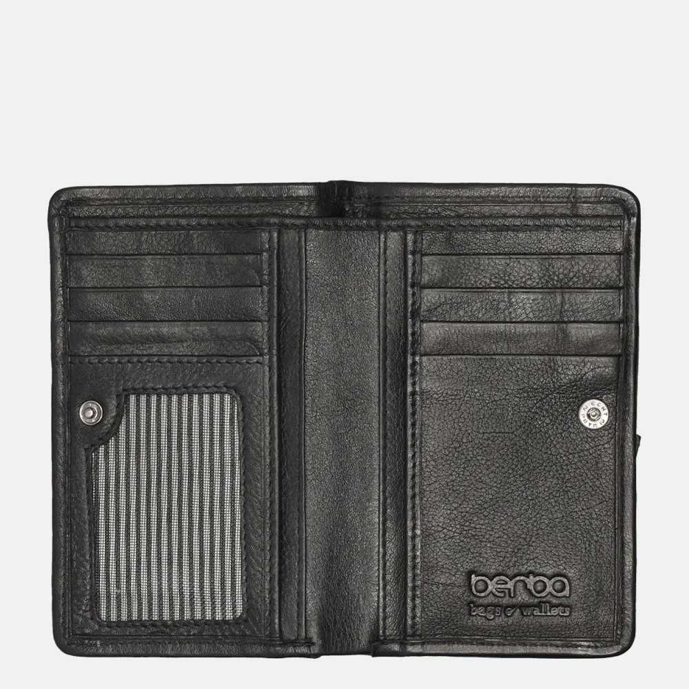 Berba Lucca portemonnee S black bij Duifhuizen