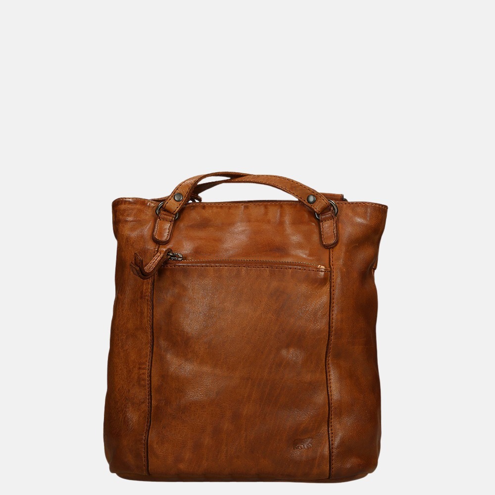 frequentie Ruwe olie Reageren Bear Design Sandy shopper/rugzak cognac bij Duifhuizen