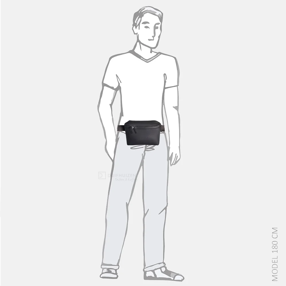 Frenky bumbag /crossbody tas zwart bij Duifhuizen