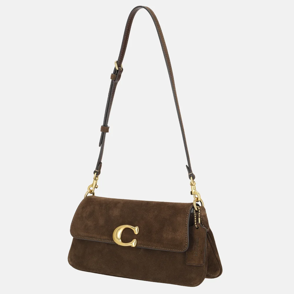 Coach Jet schoudertas dark chocolat bij Duifhuizen