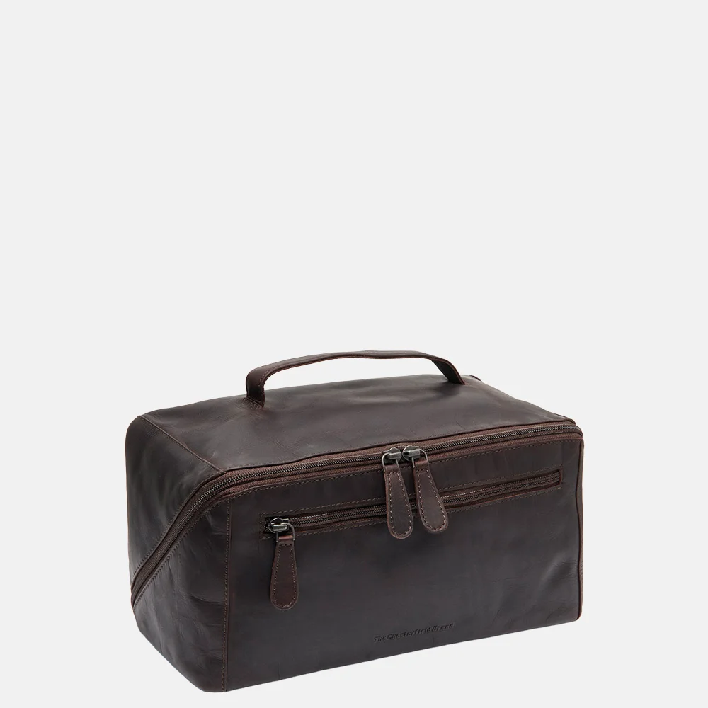 Chesterfield Trevia toilettas dark brown bij Duifhuizen