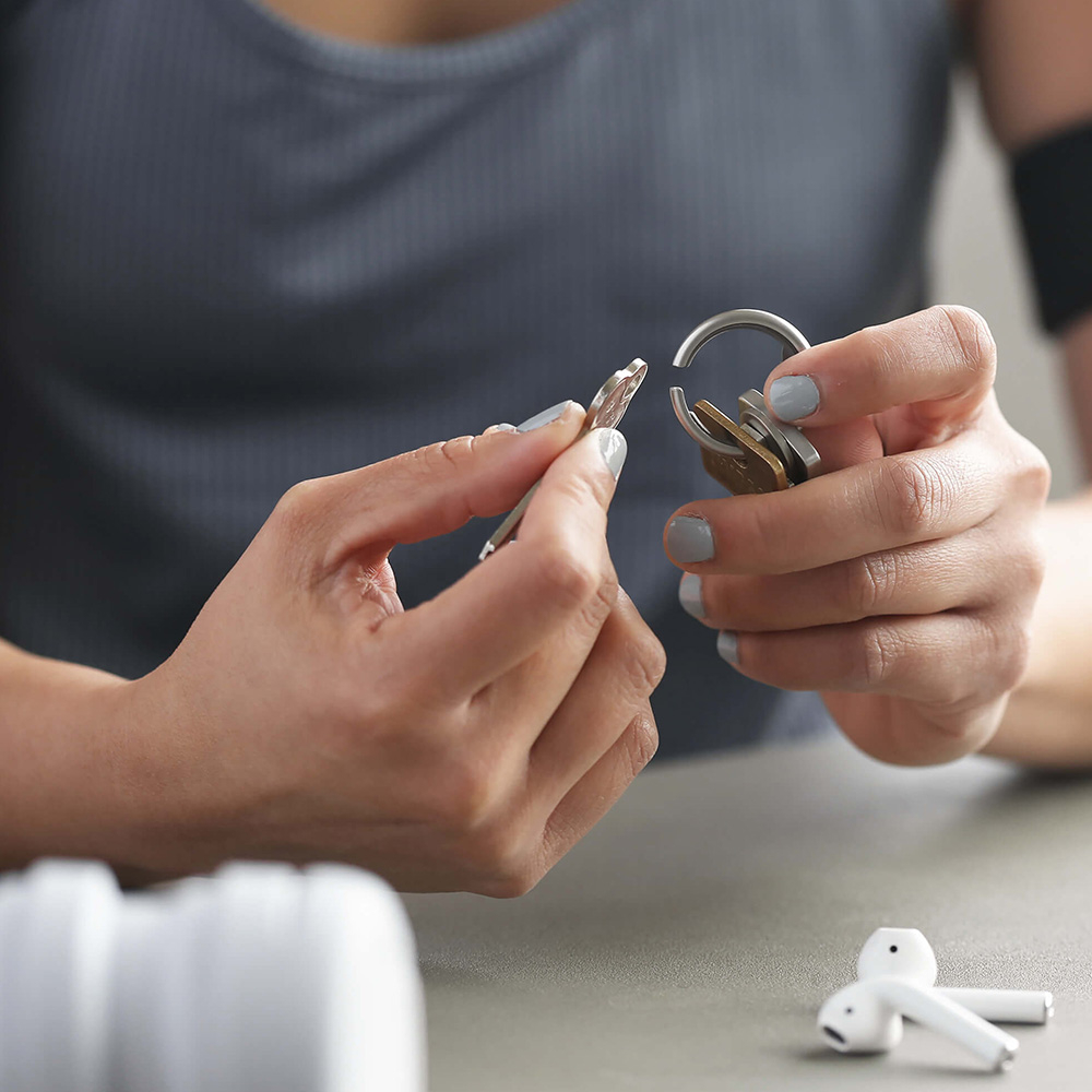 Orbitkey ring all black bij Duifhuizen