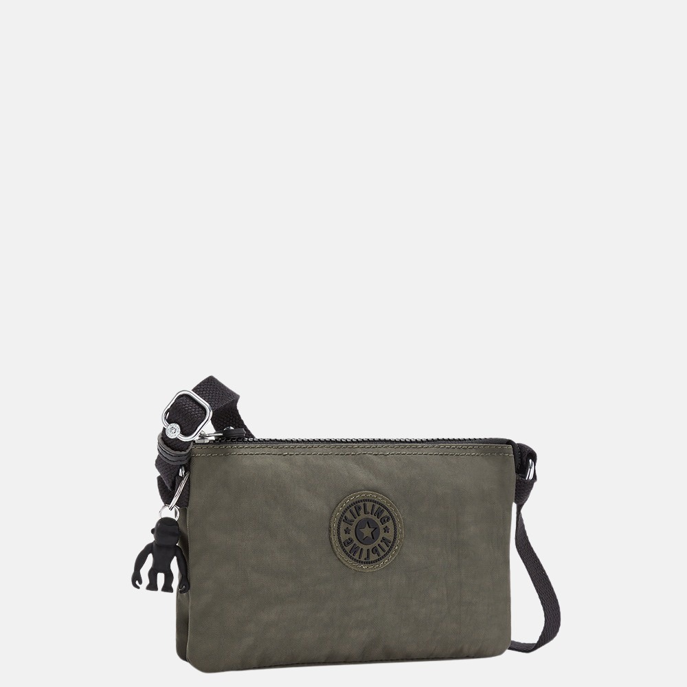 Kipling Creativity XB crossbody tas green moss bij Duifhuizen