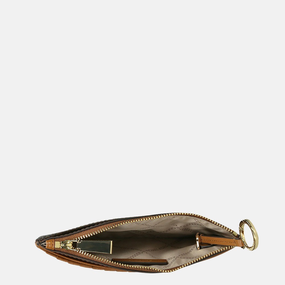 Michael Kors Jet Set portemonnee brown acorn bij Duifhuizen