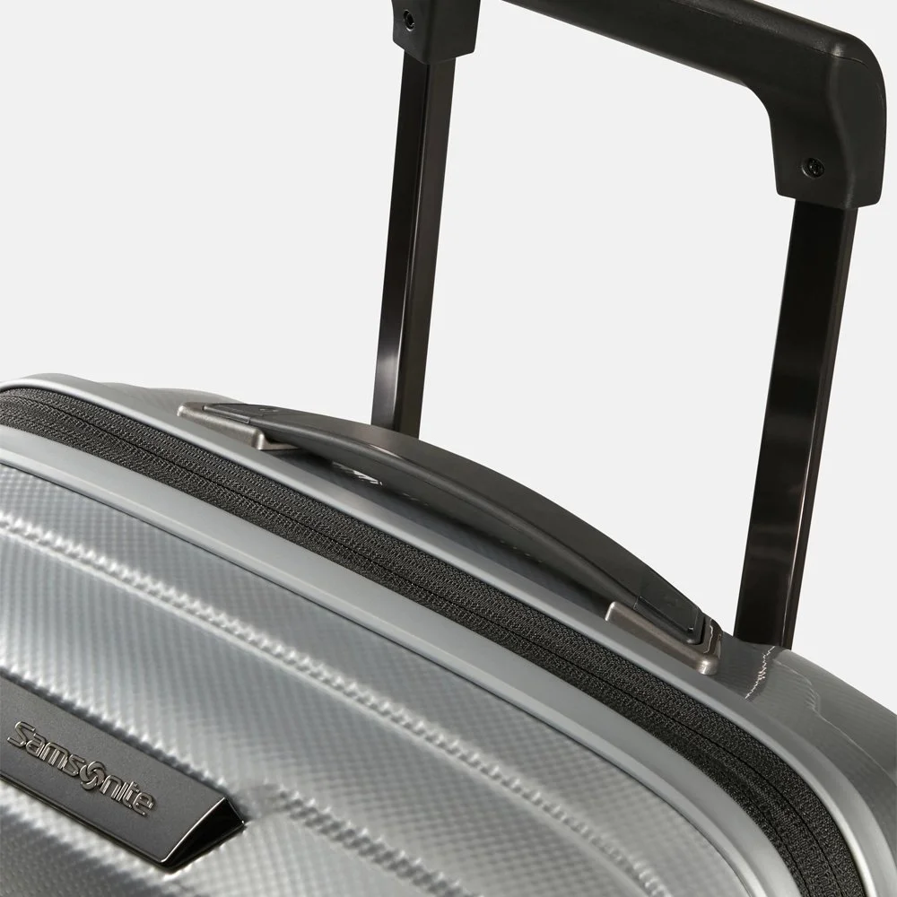 Samsonite Proxis expandable handbagage koffer 55 cm silver bij Duifhuizen