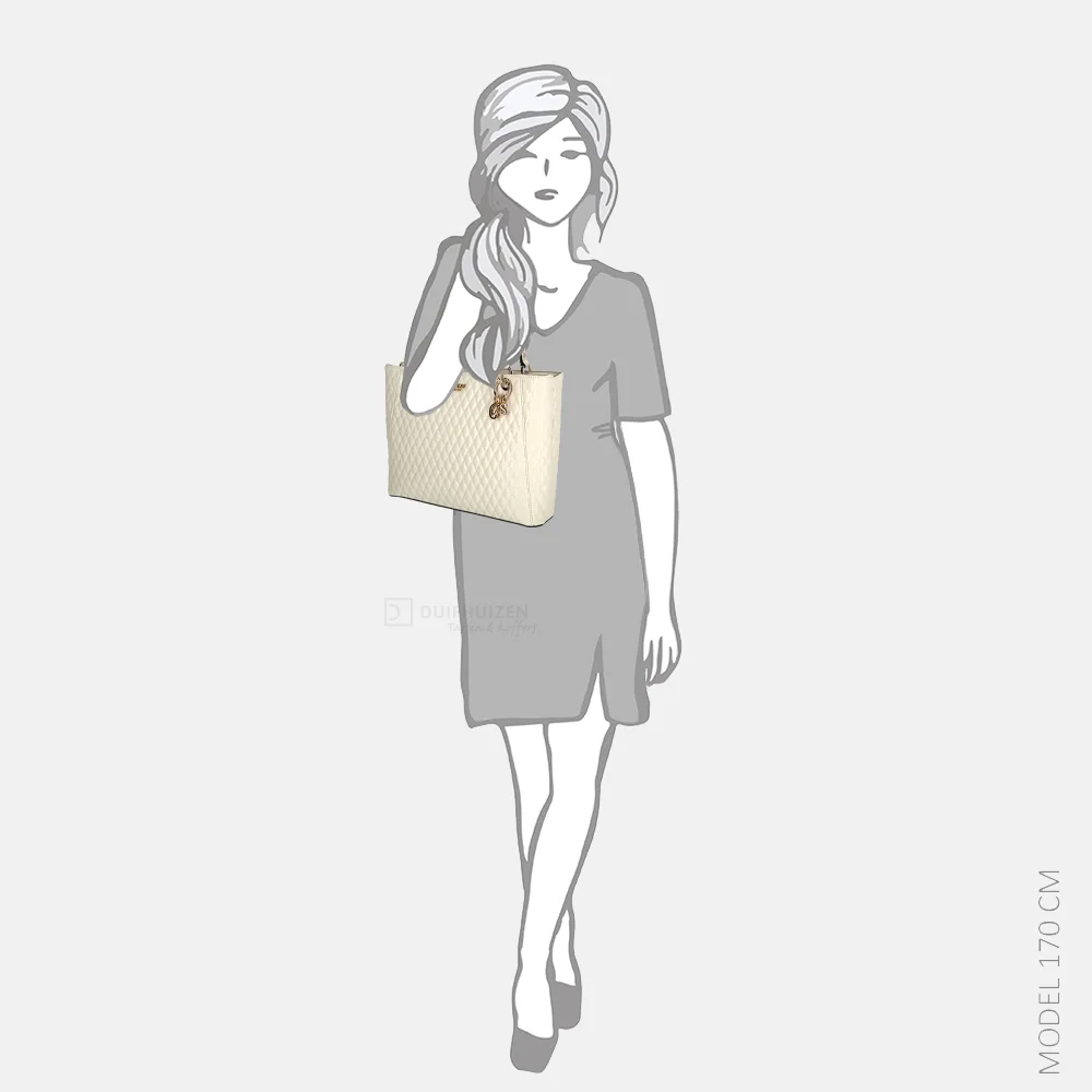 Guess Betula shopper taupe bij Duifhuizen
