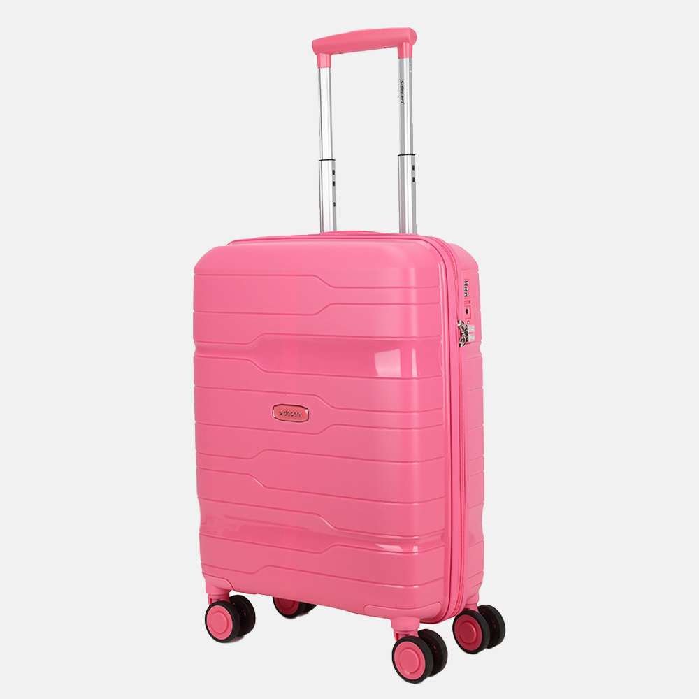 Decent One-City koffer 55 cm pink bij Duifhuizen