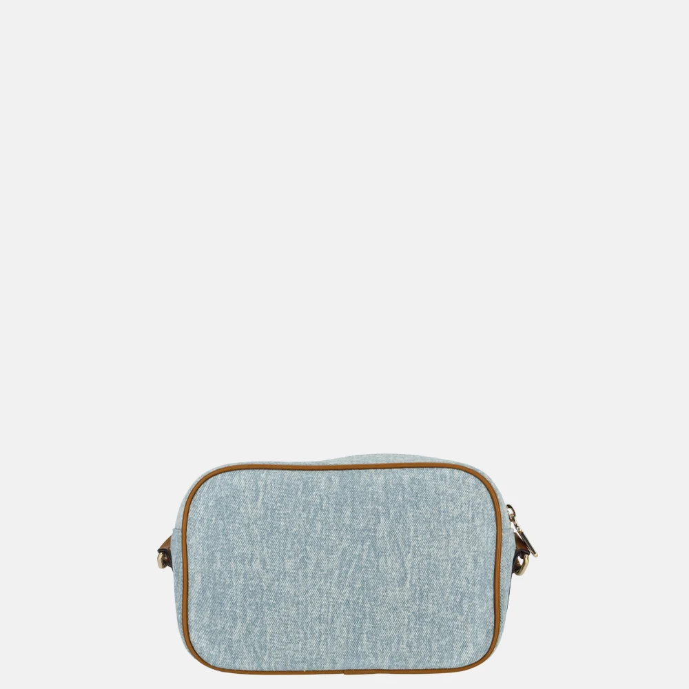 Liu Jo Ferielle camera case logo crossbody tas M light denim bij Duifhuizen