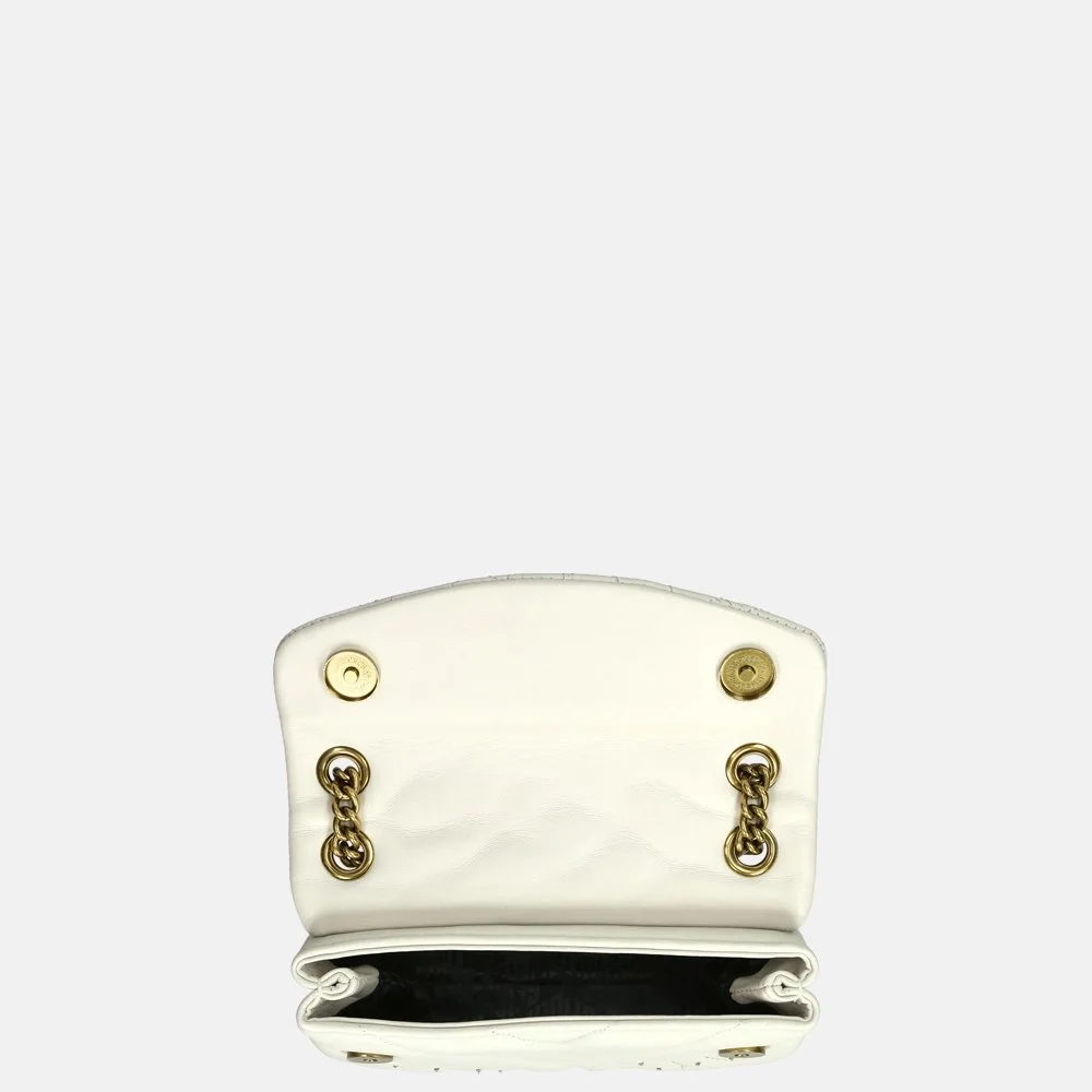 Kurt Geiger Leather Mini Kensington Eye schoudertas bone bij Duifhuizen