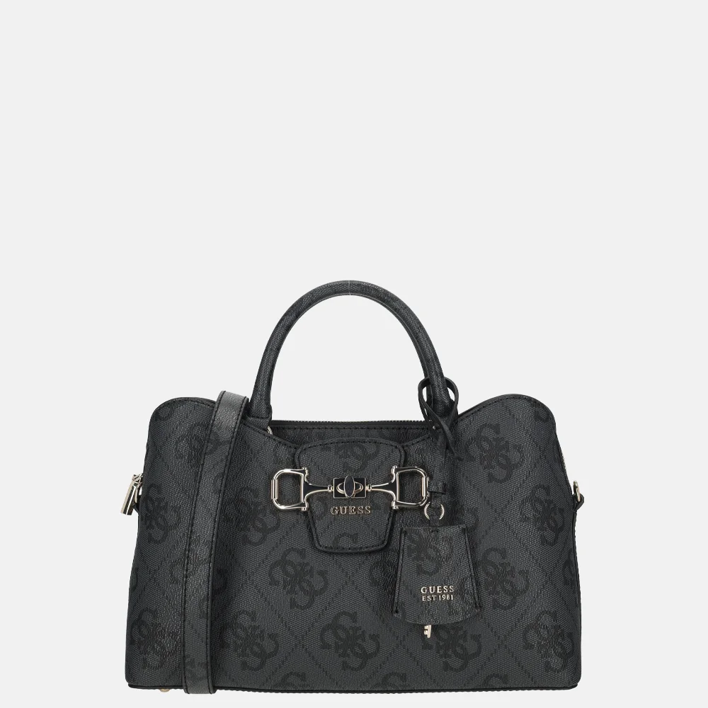 Guess Janie girlfriend handtas coal logo bij Duifhuizen