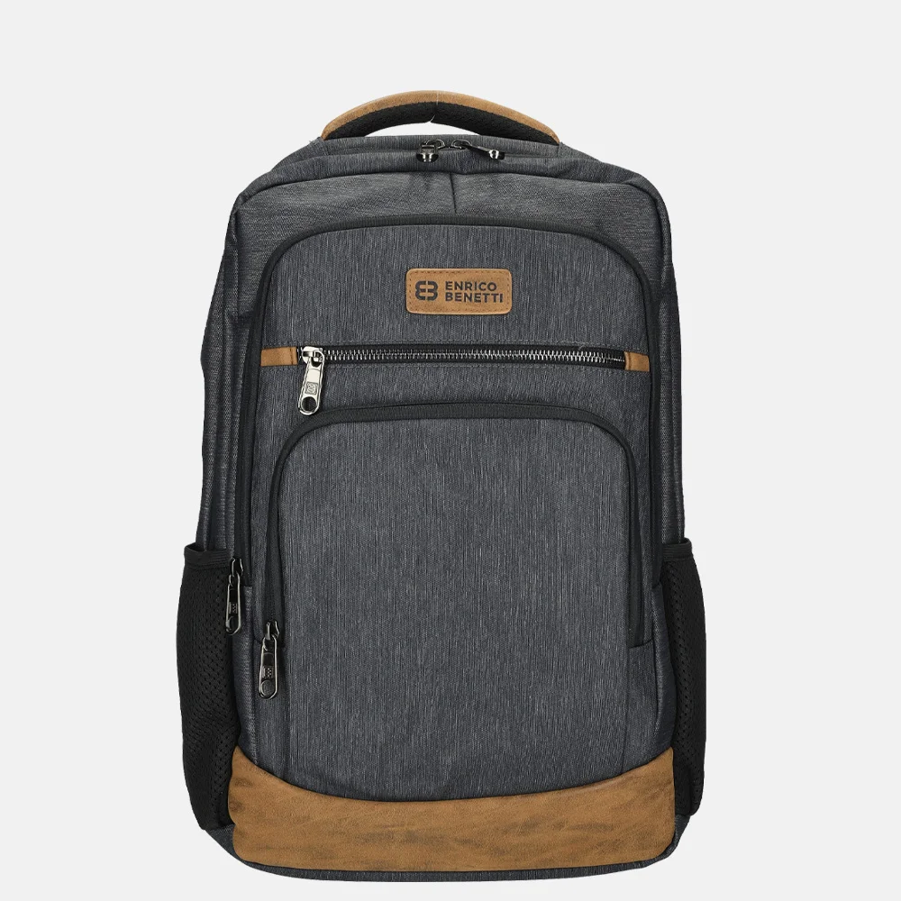 Enrico Benetti Munchen laptoprugzak 17 inch grijs
