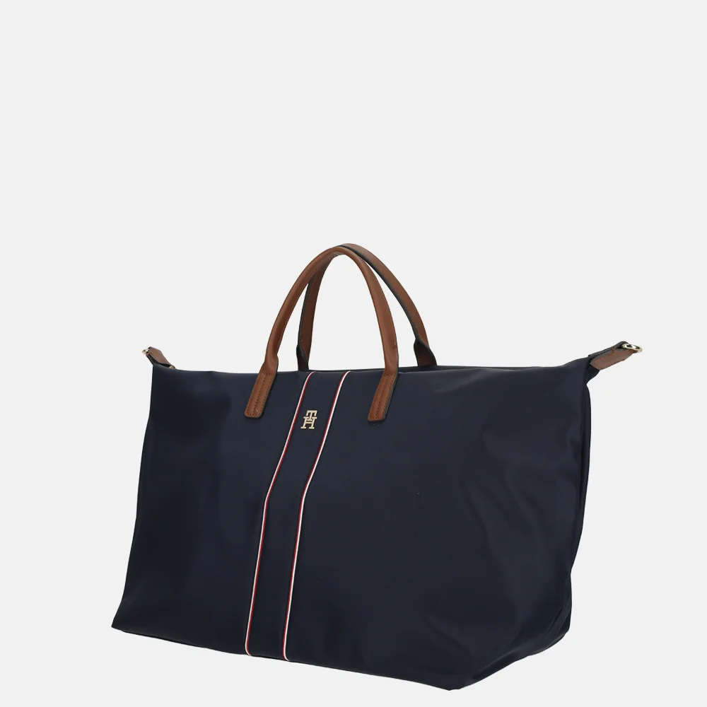Tommy Hilfiger Popette weekendtas space blue corp bij Duifhuizen