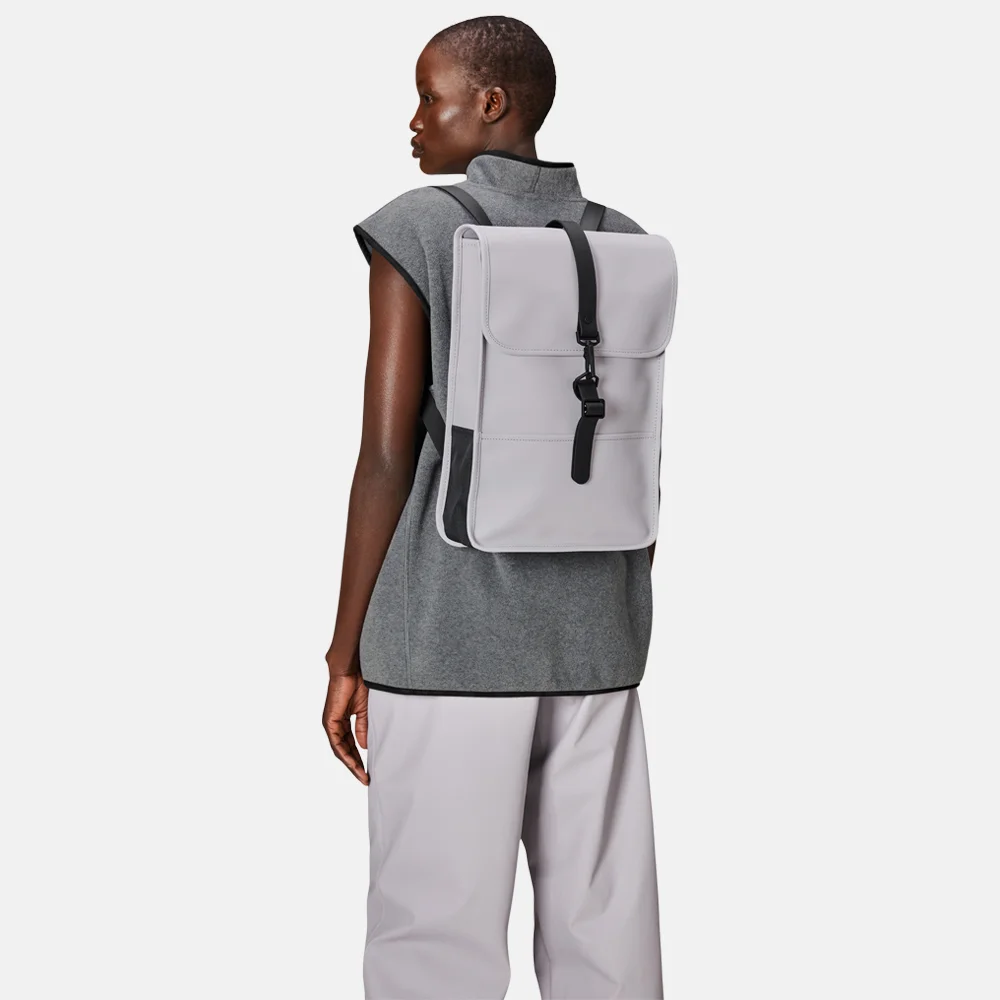Rains Mini Backpack rugzak 13 inch flint bij Duifhuizen