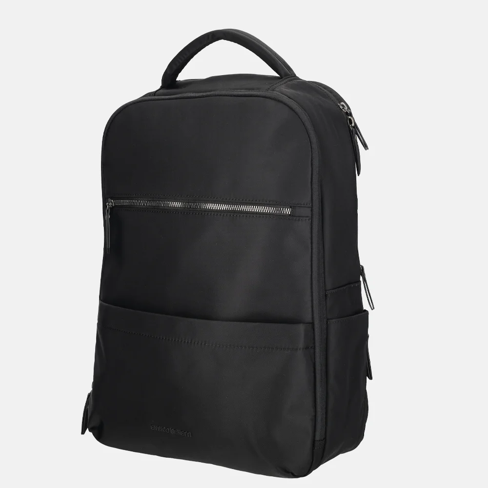 Enrico Benetti Caroline laptoprugzak 15 inch zwart bij Duifhuizen
