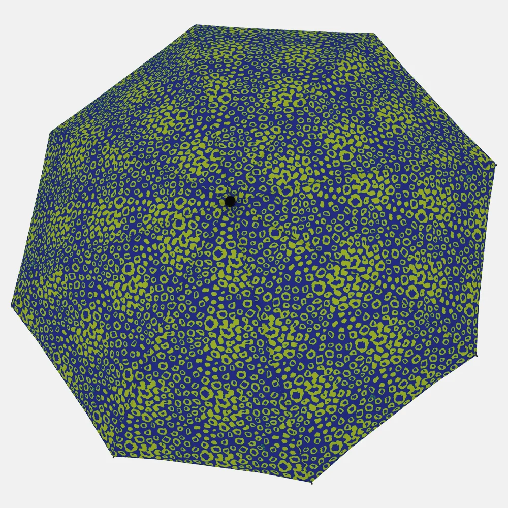 Doppler Derby automatic opvouwbare paraplu dot blue