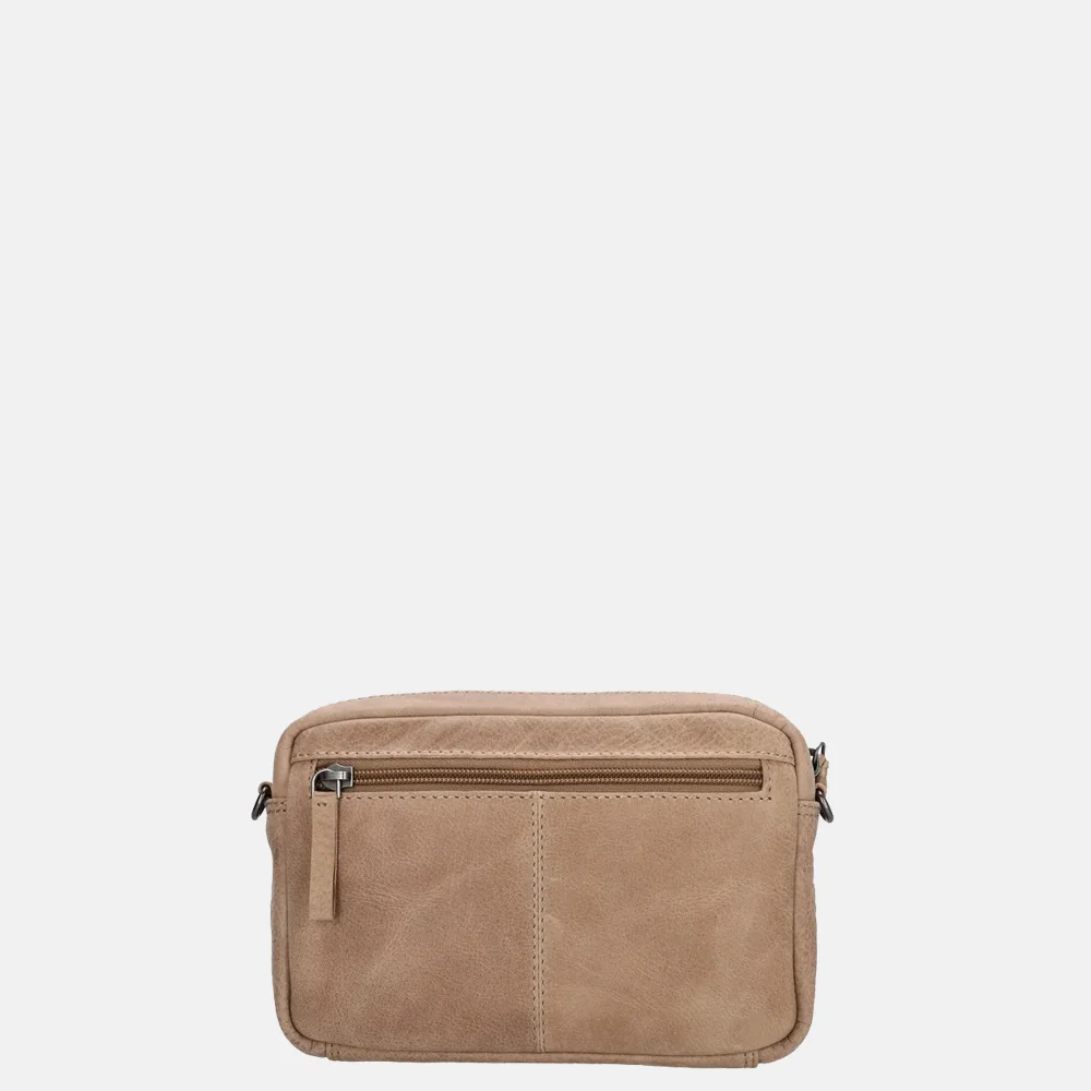 Hide & Stitches Navajo crossbody tas zand bij Duifhuizen