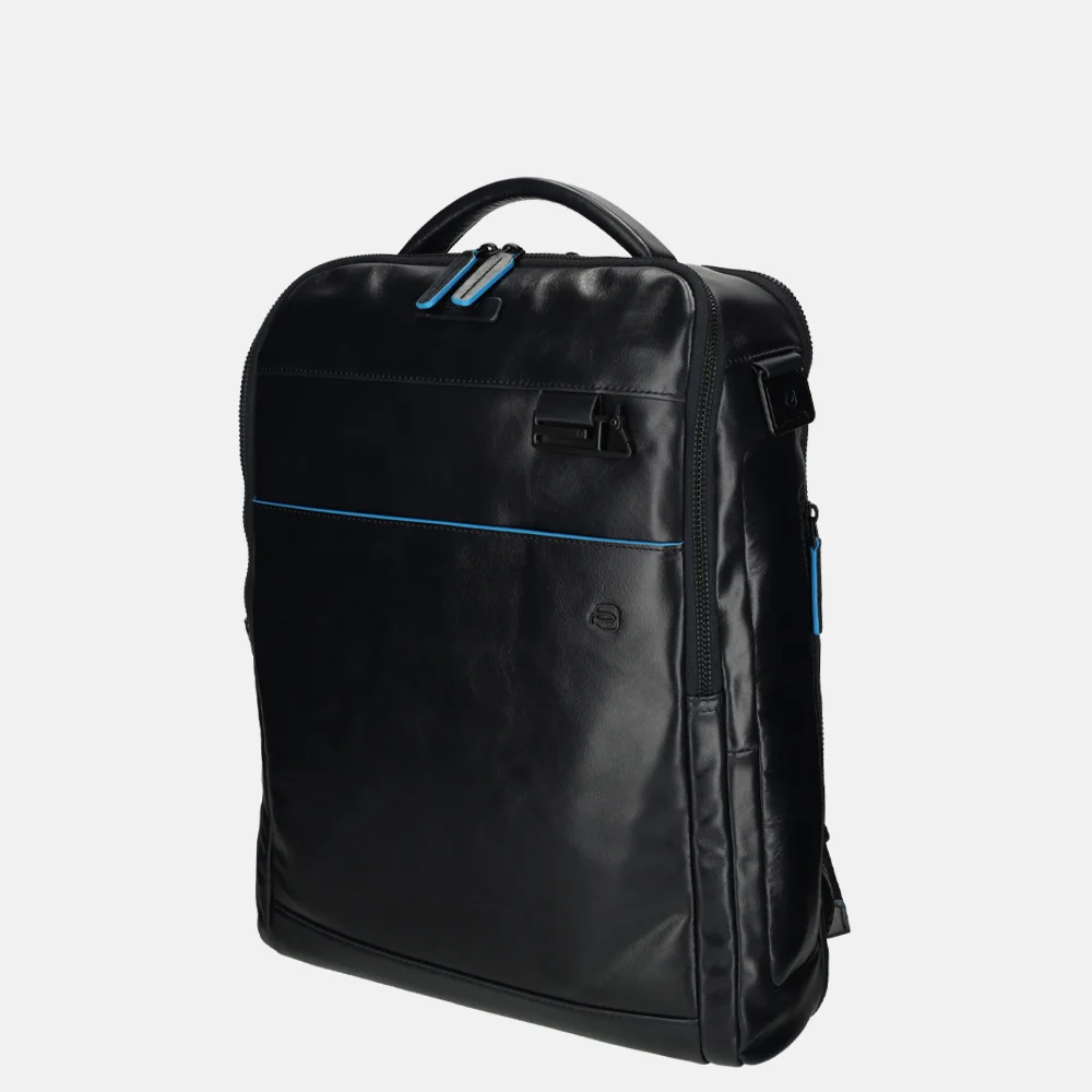 Piquadro laptoprugzak 15.6 inch blue bij Duifhuizen