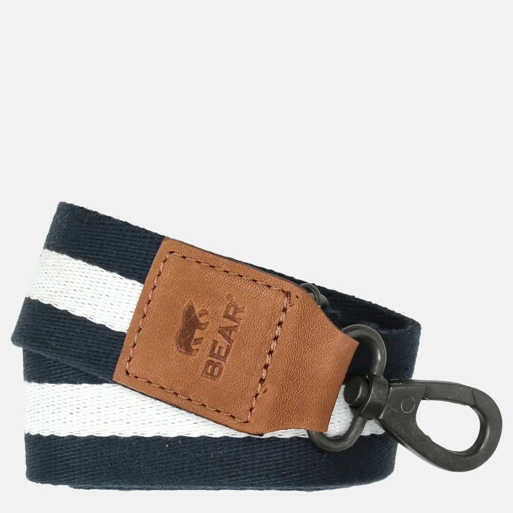 Bear Design schouderband white navy