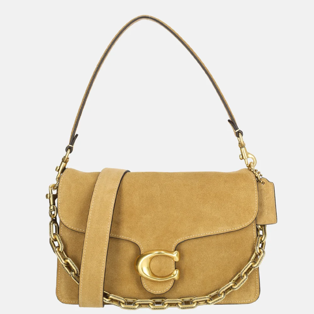 Coach Chain Tabby schoudertas L sand bij Duifhuizen