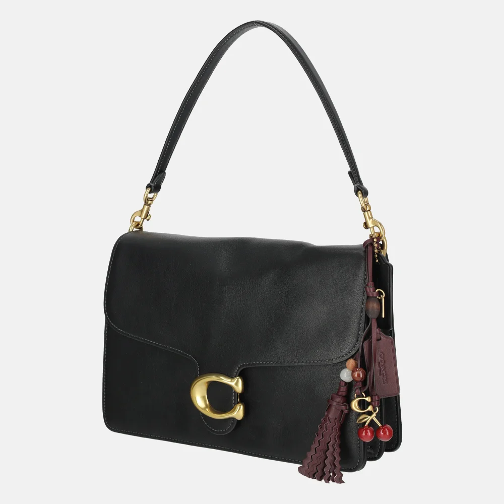 Coach Cherry Heritage tassenhanger merlot bij Duifhuizen