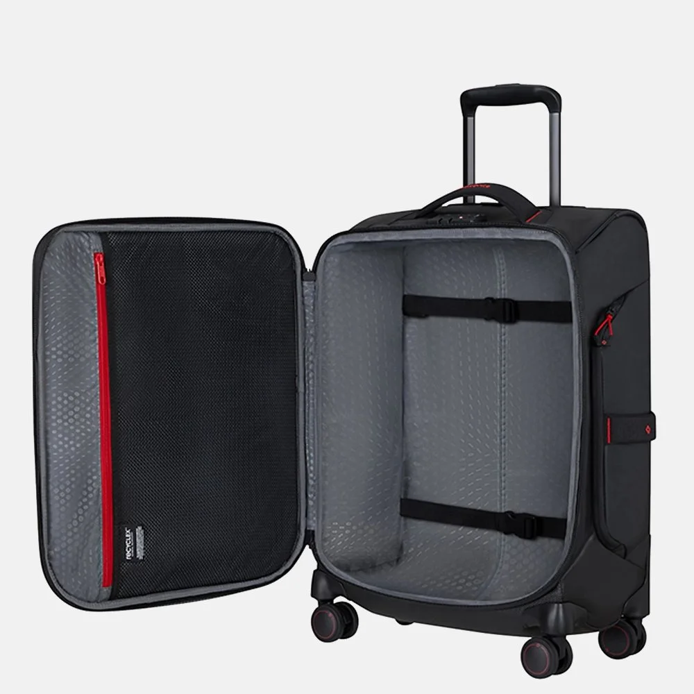Samsonite Ecodiver handbagage koffer 55 cm TSA black bij Duifhuizen