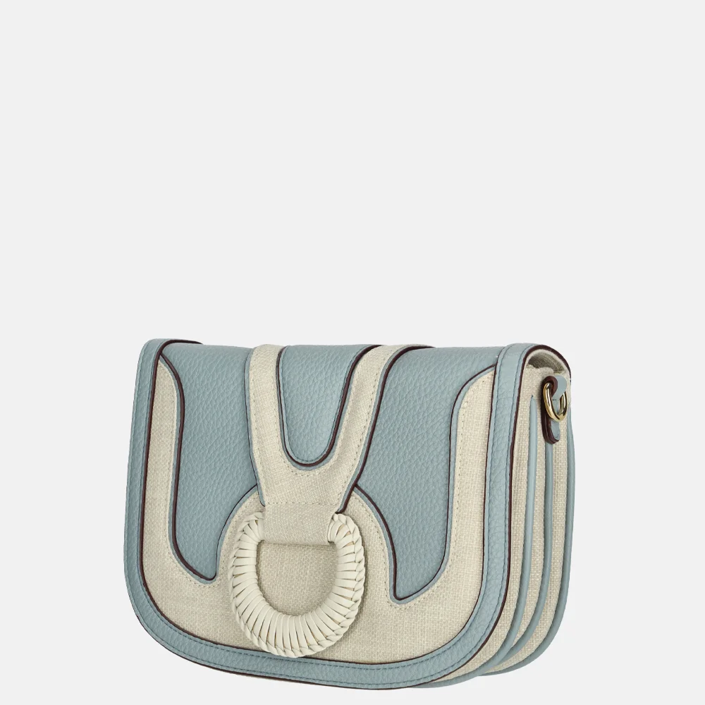 Laurent David crossbody tas light blue bij Duifhuizen